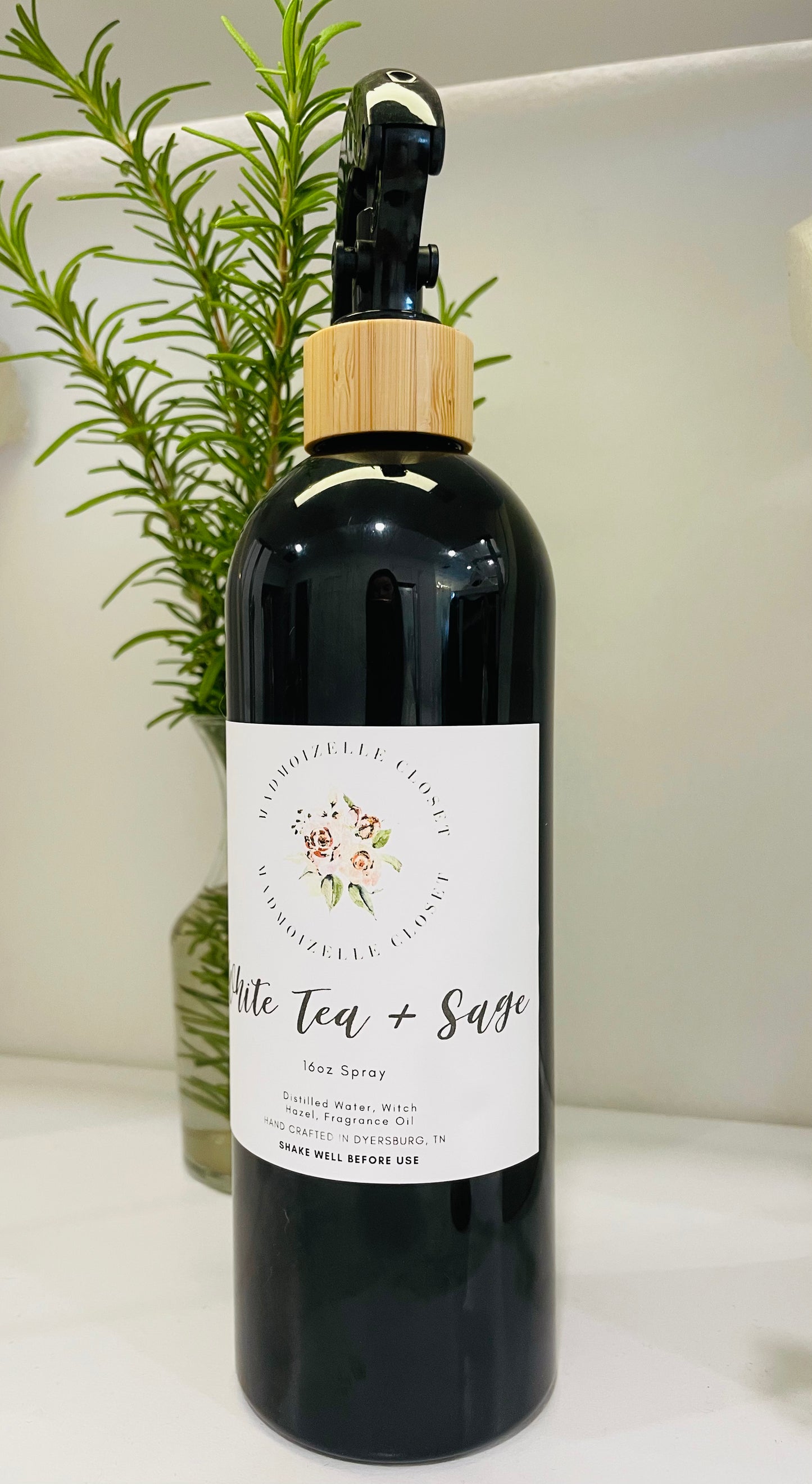 White Tea + Sage Room + Linen Spray