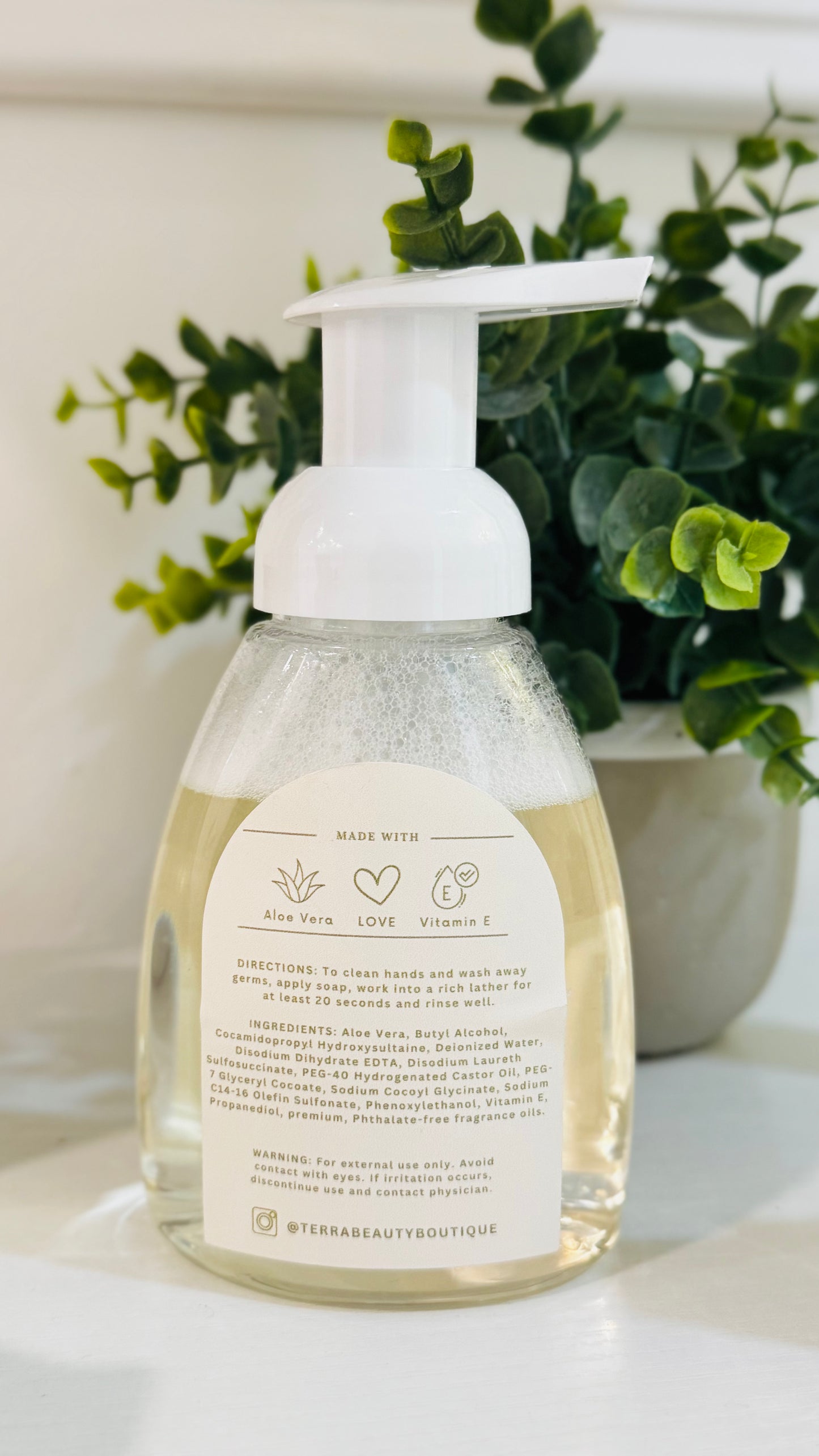 Mint & Eucalyptus- Scented Foaming Hand Soap