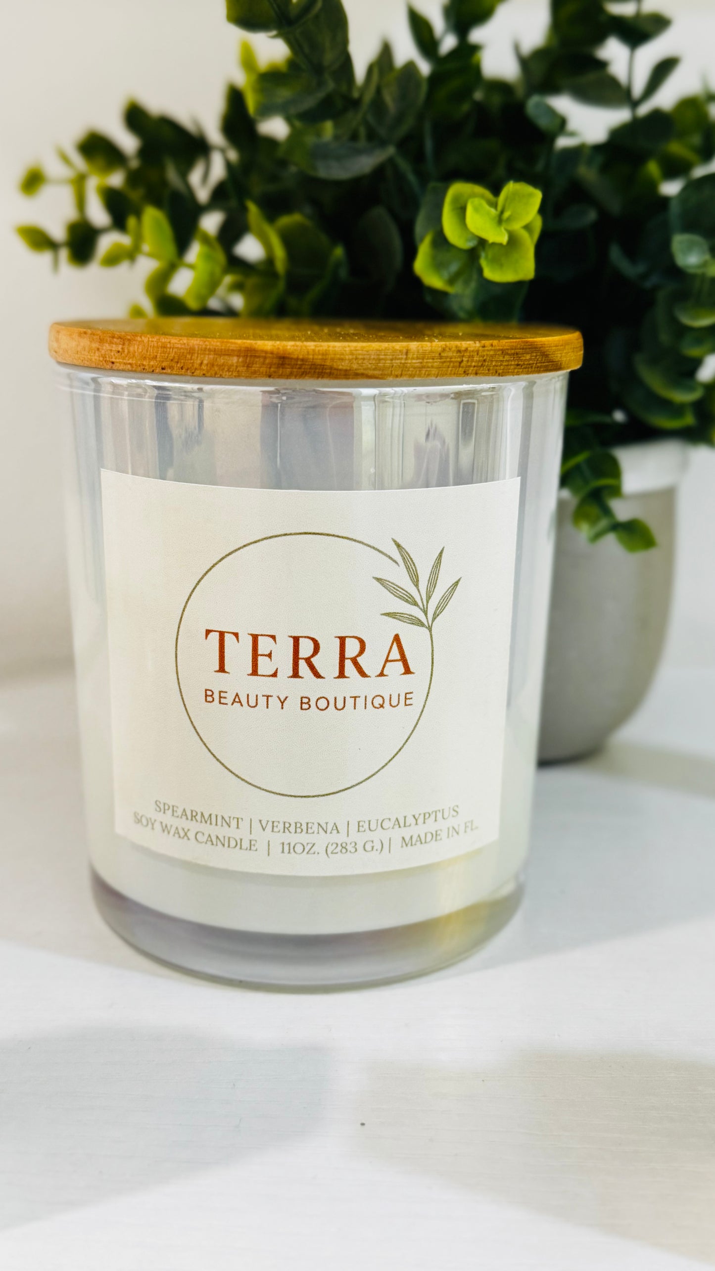 Mint & Eucalyptus Scented Candle