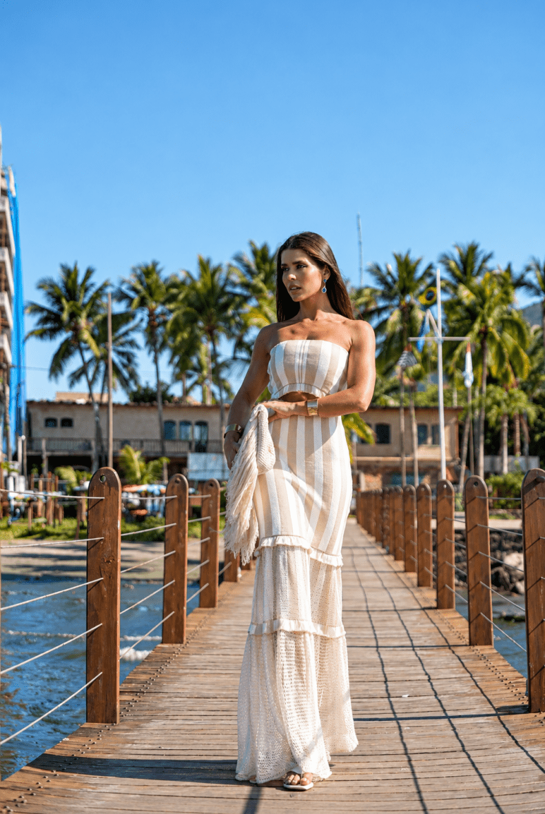 ALBA KNIT MAXI DRESS - Madmoizelle Closet