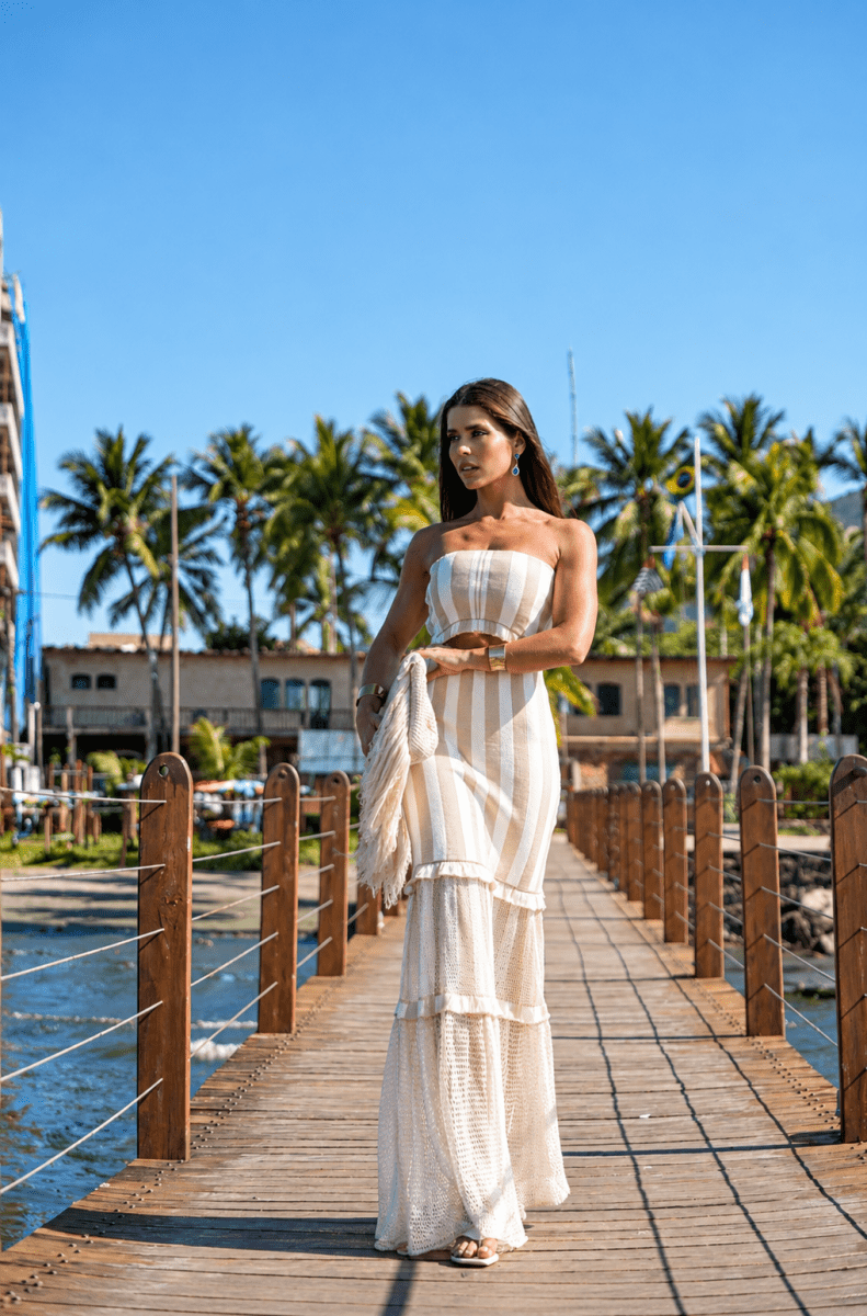 ALBA KNIT MAXI DRESS - Madmoizelle Closet