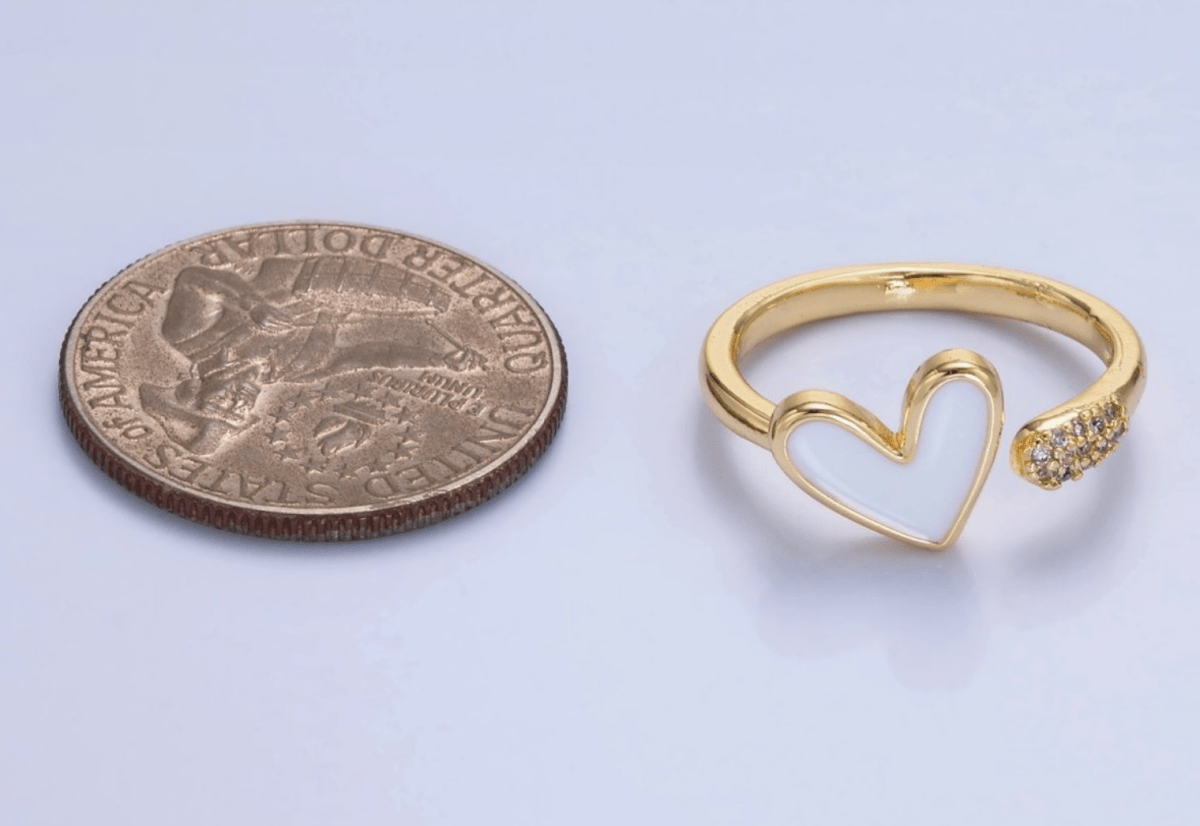 Amour Heart Ring - Madmoizelle Closet