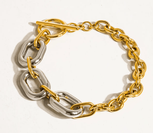 Aurea 18k Filed Bracelet - Madmoizelle Closet