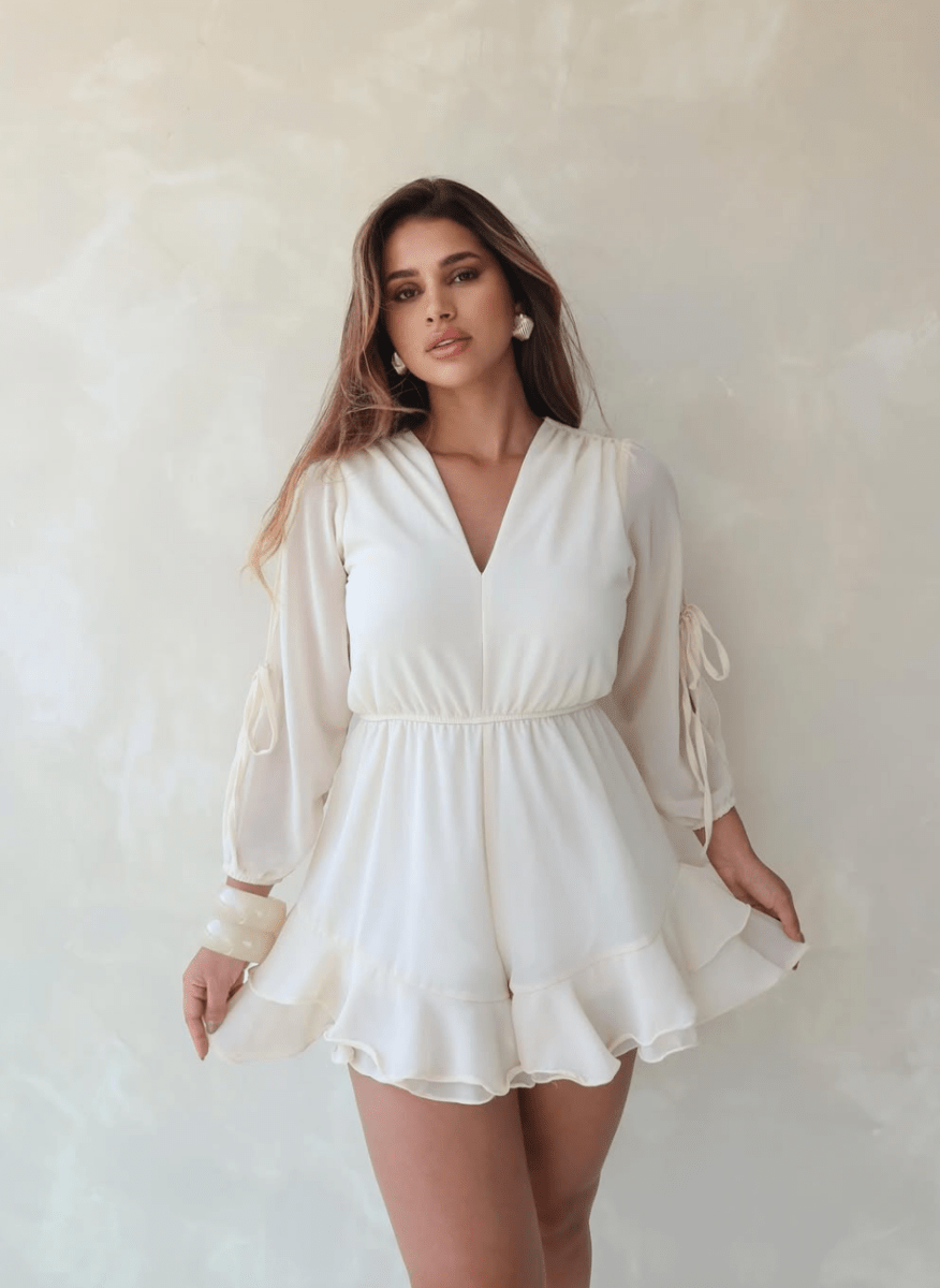 Baby Blue Romper - Madmoizelle Closet