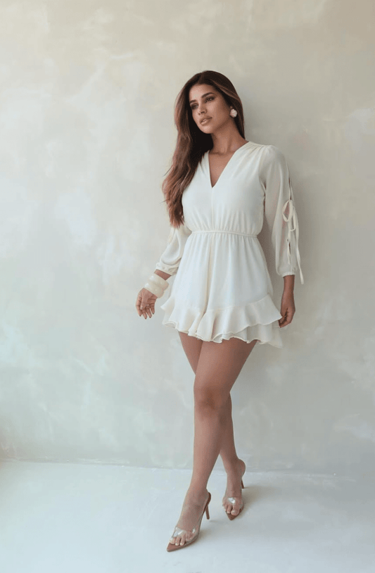 Baby Blue Romper - Madmoizelle Closet