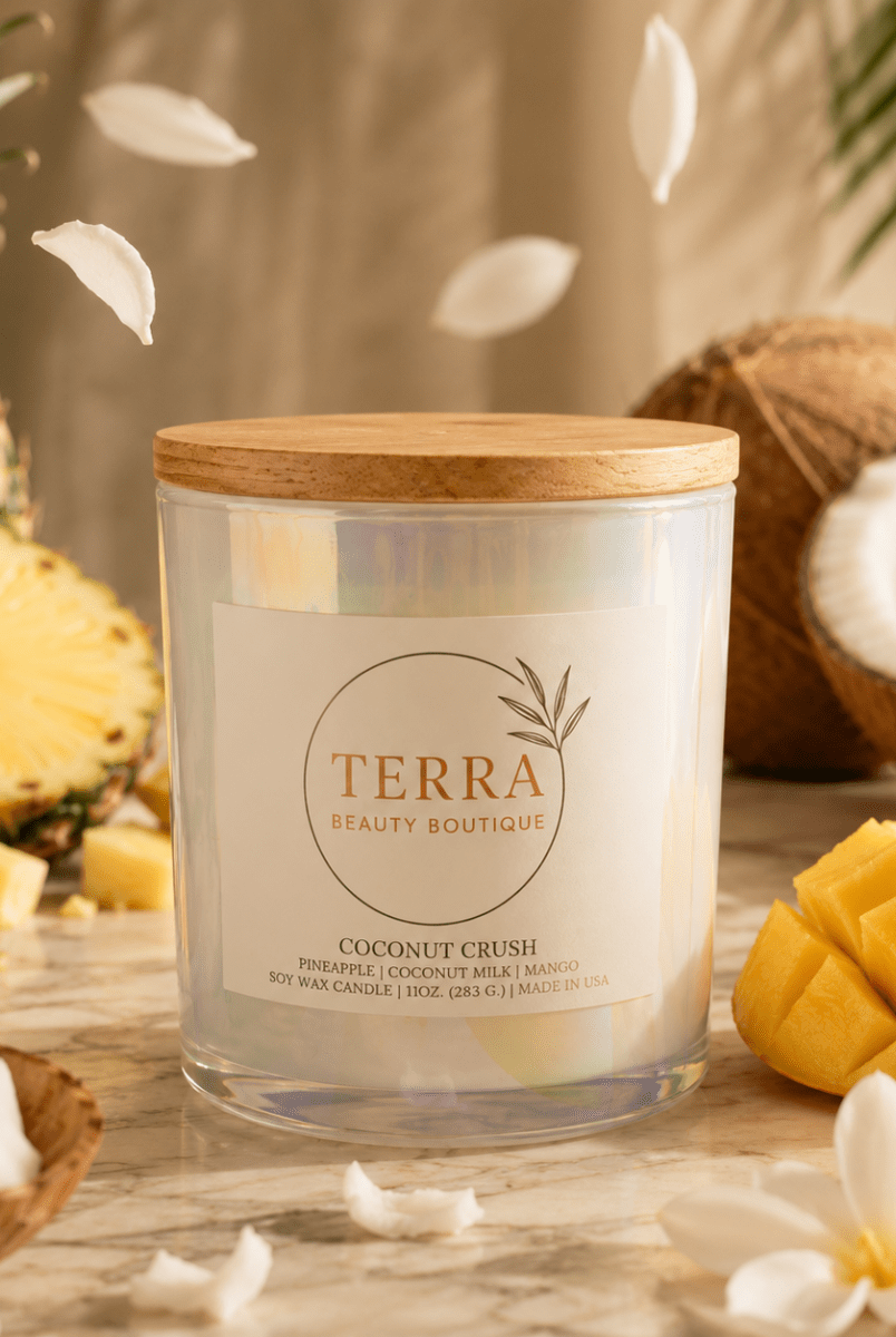 Coconut Crush Luxury Soy Candle - Madmoizelle Closet