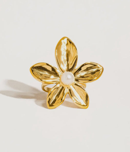 Ellie 18K Gold Ring - Madmoizelle Closet