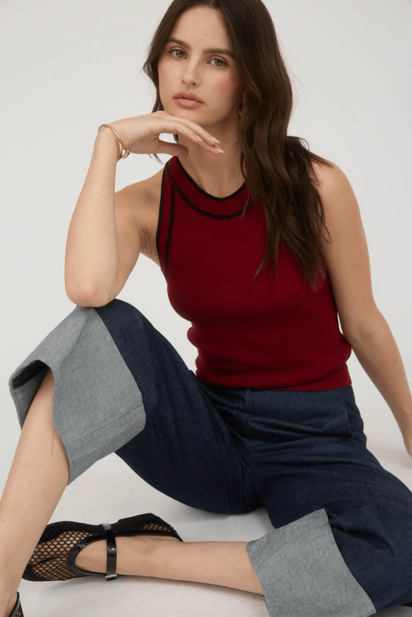 Fabiola Knit Halter Top - Madmoizelle Closet