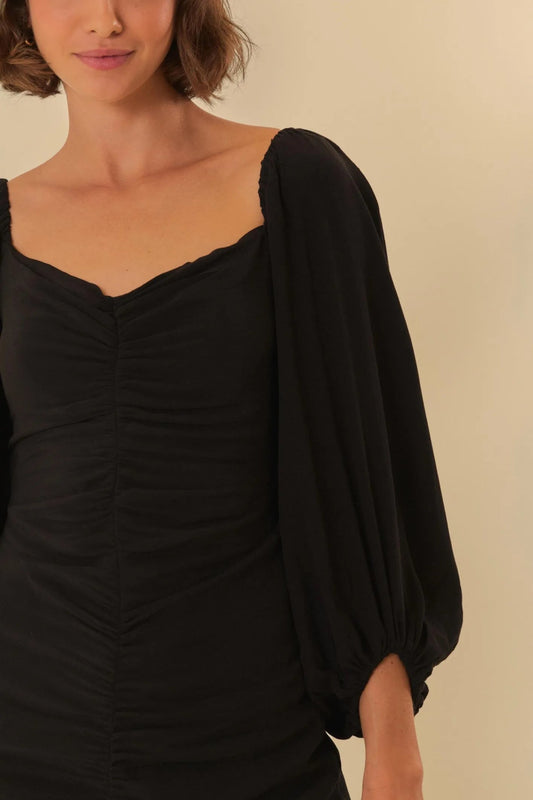 FARM RIO Black Dress - Madmoizelle Closet