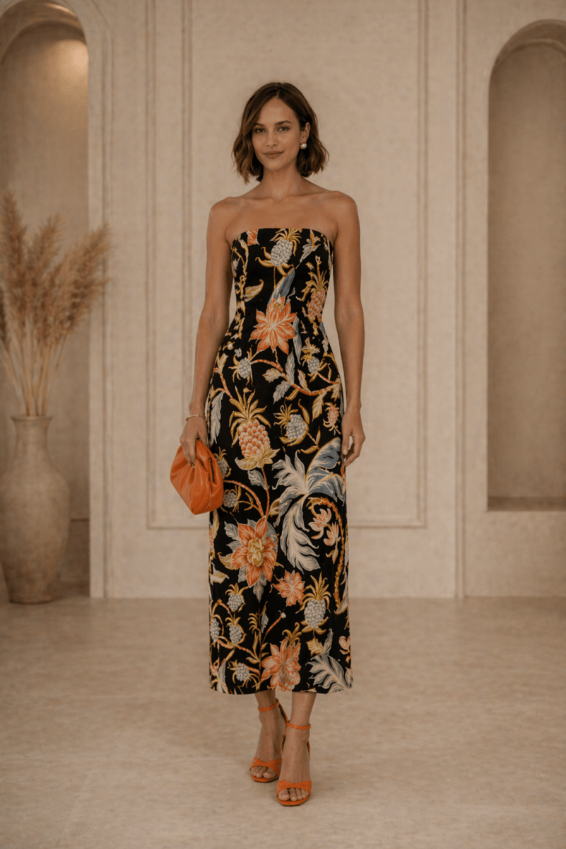 FARM RIO Namalfi Printed Maxi Dress - Madmoizelle Closet