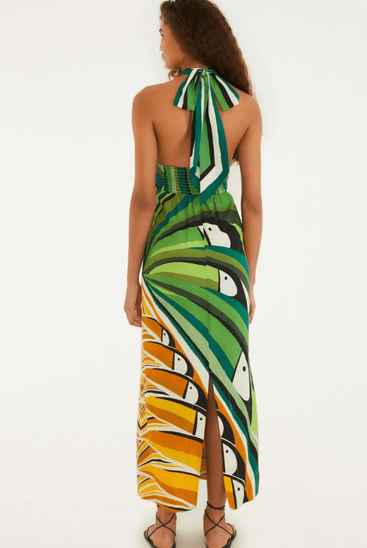 FARM RIO toucan tree print Dress - Madmoizelle Closet