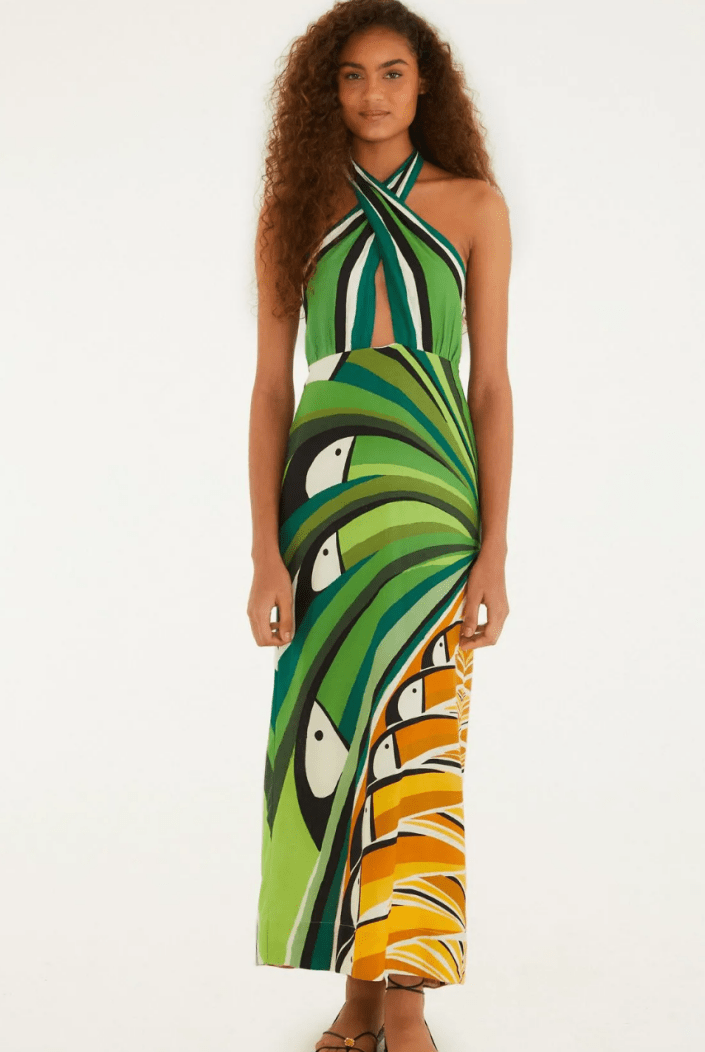 FARM RIO toucan tree print Dress - Madmoizelle Closet