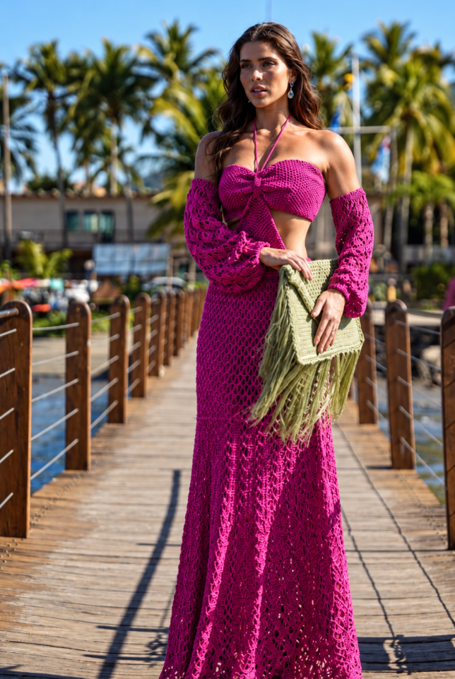 GISELE KNIT MAXI DRESS - Madmoizelle Closet