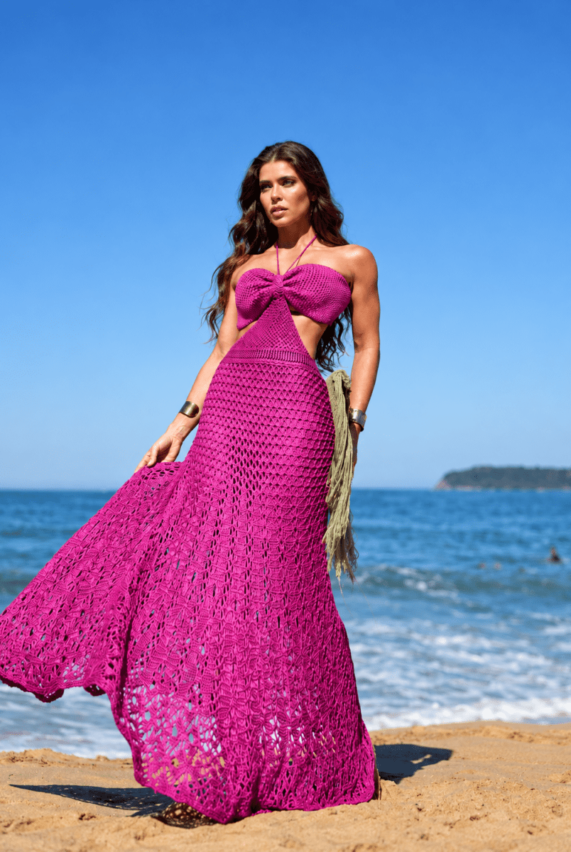 GISELE KNIT MAXI DRESS - Madmoizelle Closet