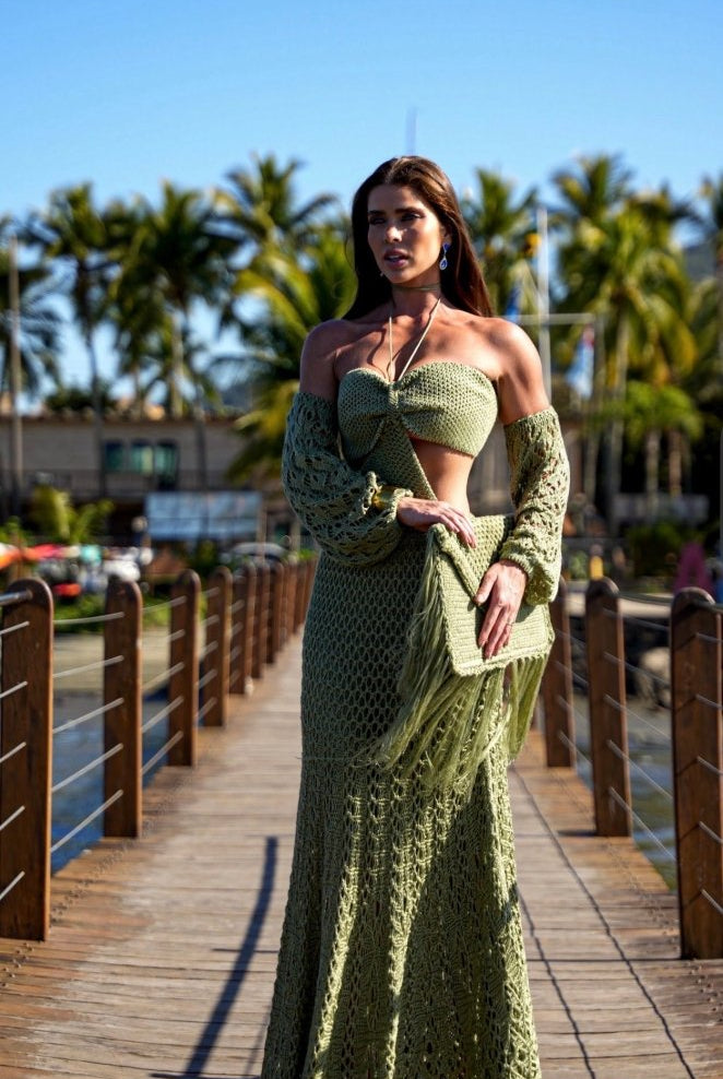 GISELE KNIT MAXI DRESS - Madmoizelle Closet