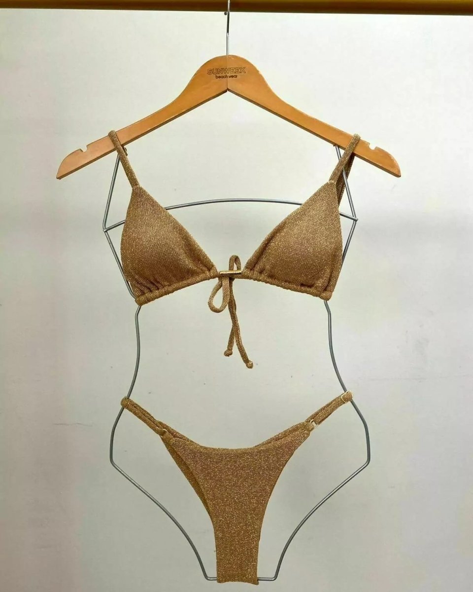 Golden Glow Bikini - Madmoizelle Closet