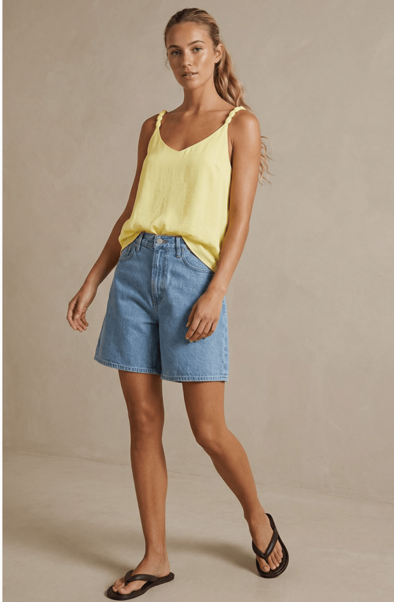 Golden Glow Knot Top - Madmoizelle Closet
