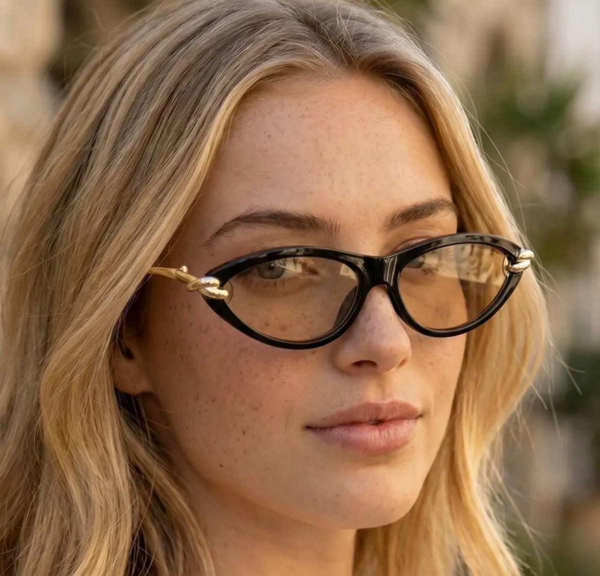 Golden Knot Cat-Eye Sunglasses - Madmoizelle Closet