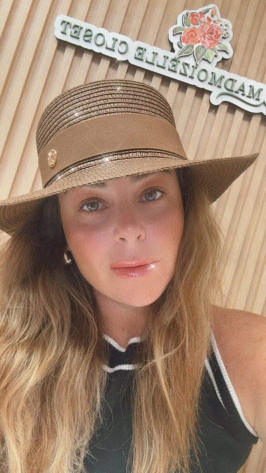 Isabella Straw Sun Hat - Madmoizelle Closet