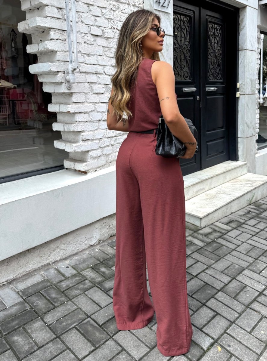 Ivana Brown Set - Madmoizelle Closet