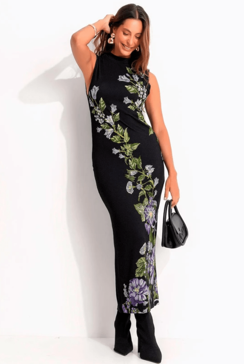Julieta Floral Midi Dress – FARM Rio - Madmoizelle Closet