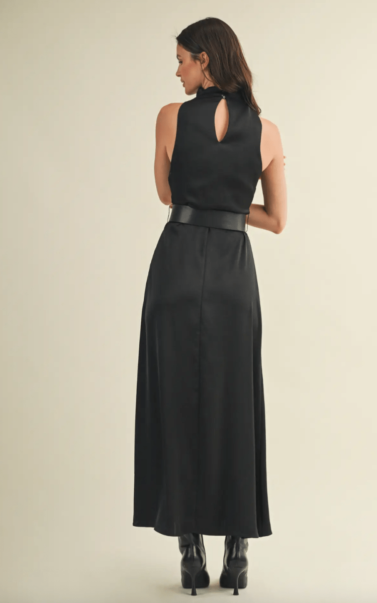 Larissa Belted Dress - Madmoizelle Closet