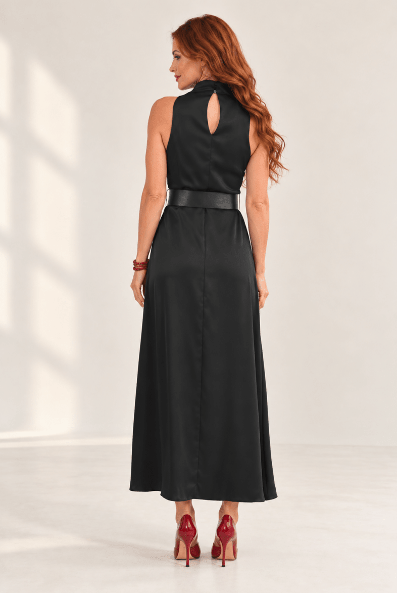 Larissa Belted Dress - Madmoizelle Closet
