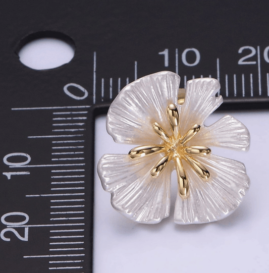 Lary Blossom 24K Gold Filled Earring - Madmoizelle Closet