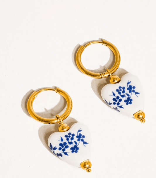 Libra 18k Filed Earring - Madmoizelle Closet