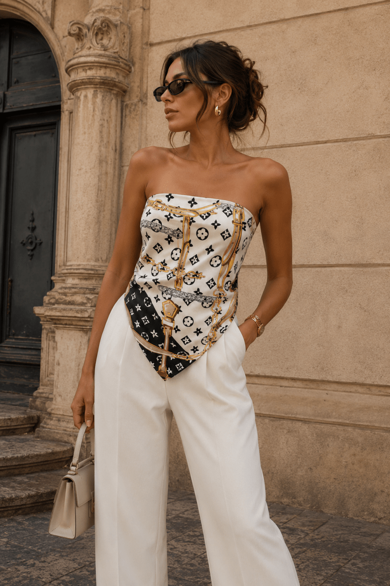 Libra Square Bandana Scarf - Madmoizelle Closet