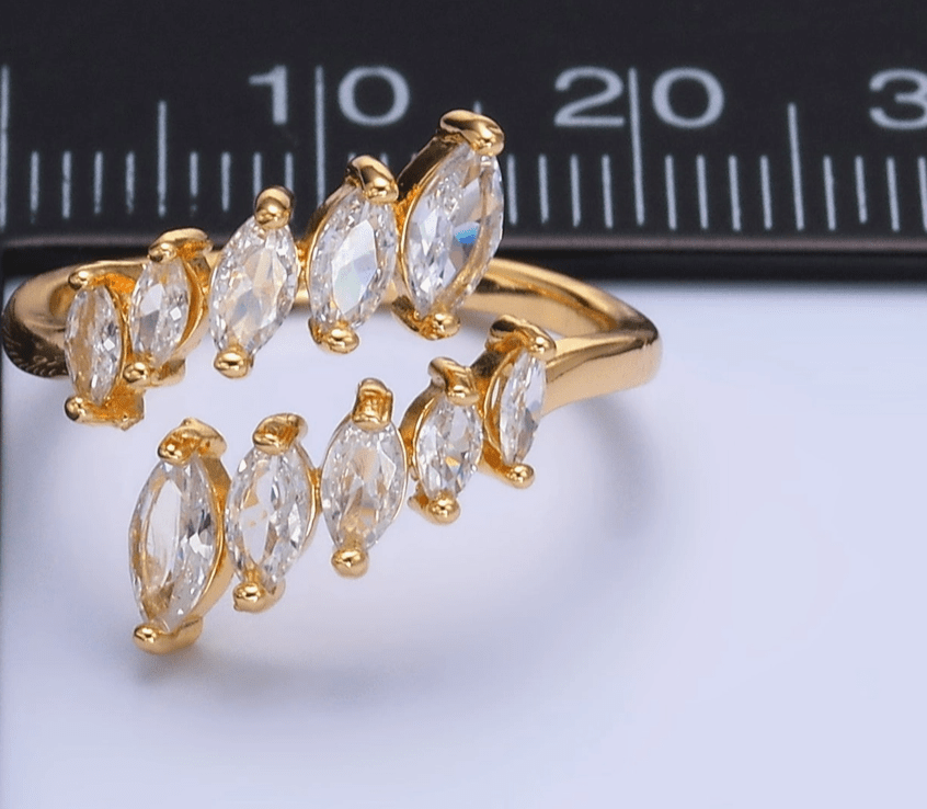 Luisa 24k Filed Ring - Madmoizelle Closet