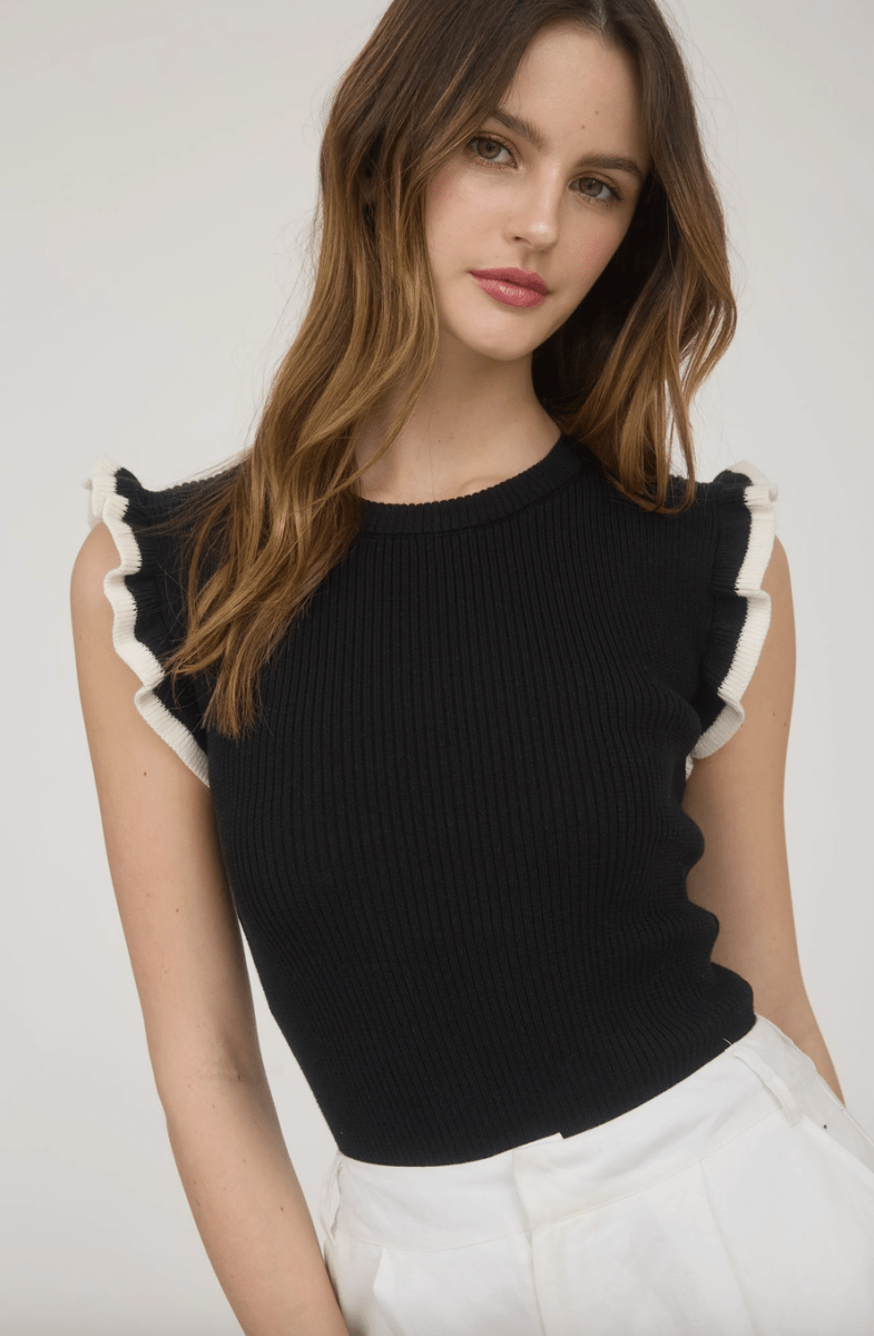 Melani Knit Top - Madmoizelle Closet