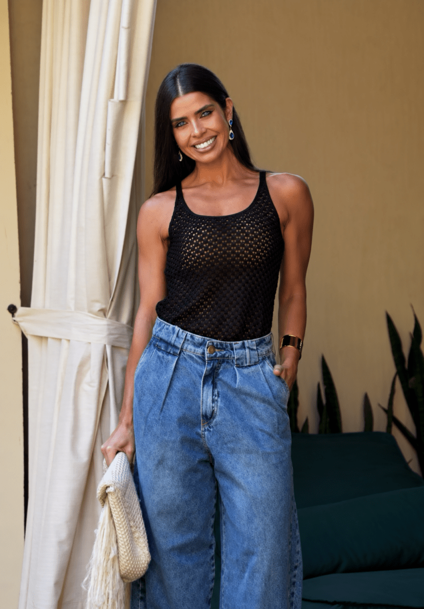 Openwork Crochet Top - Madmoizelle Closet
