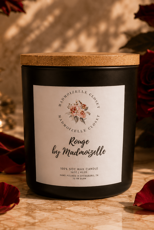 Rouge de Madmoizelle Scented Candle - Madmoizelle Closet