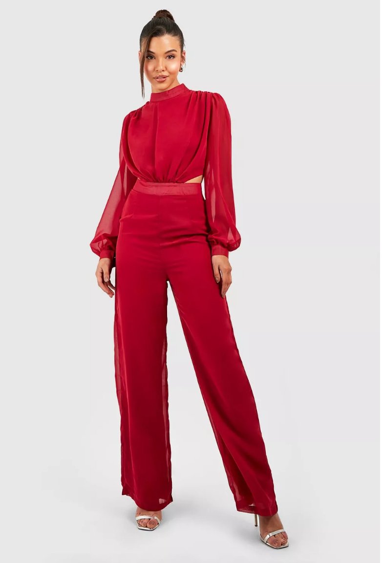 Rubi Chiffon Jumpsuit - Madmoizelle Closet