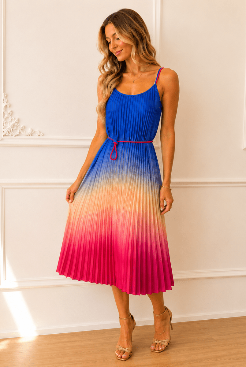 Sam Edelman Plisse Dress - Madmoizelle Closet