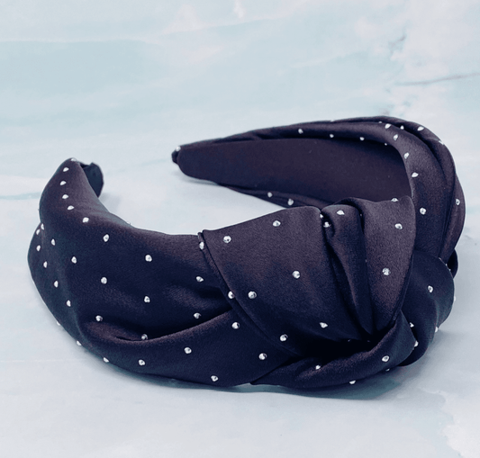 Satin Knotted Headband - Madmoizelle Closet