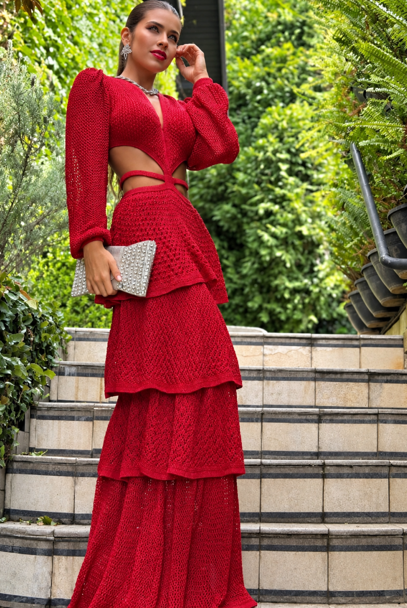 Scarlett Knit Maxi Dress - Madmoizelle Closet