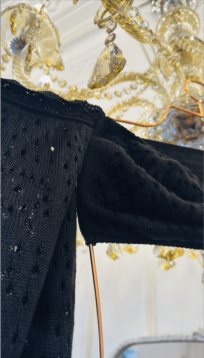 Simone Black Knit Set - Madmoizelle Closet