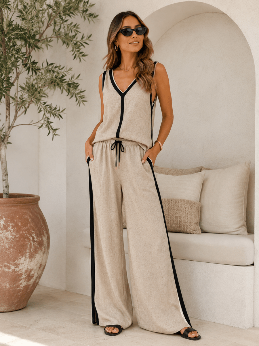 Sinclair Linen set - Madmoizelle Closet