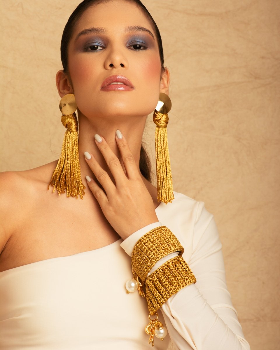 Sonia Luxury 18k Filled Earrings - Madmoizelle Closet