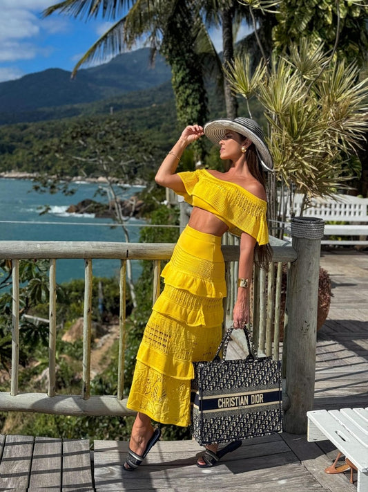 Sunshine Knit Set - Madmoizelle Closet