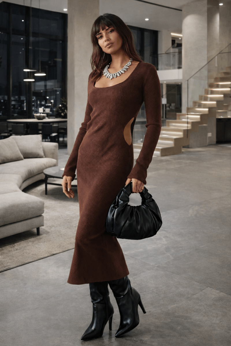 Tania knit Dress - Madmoizelle Closet