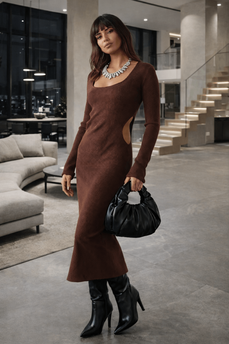 Tania knit Dress - Madmoizelle Closet