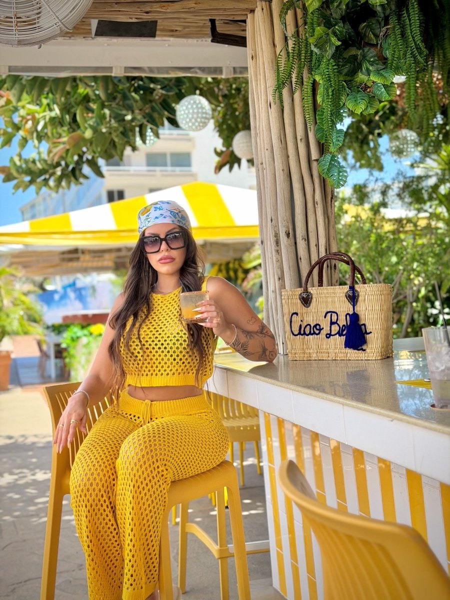 Tulum Gold Crochet Set - Madmoizelle Closet