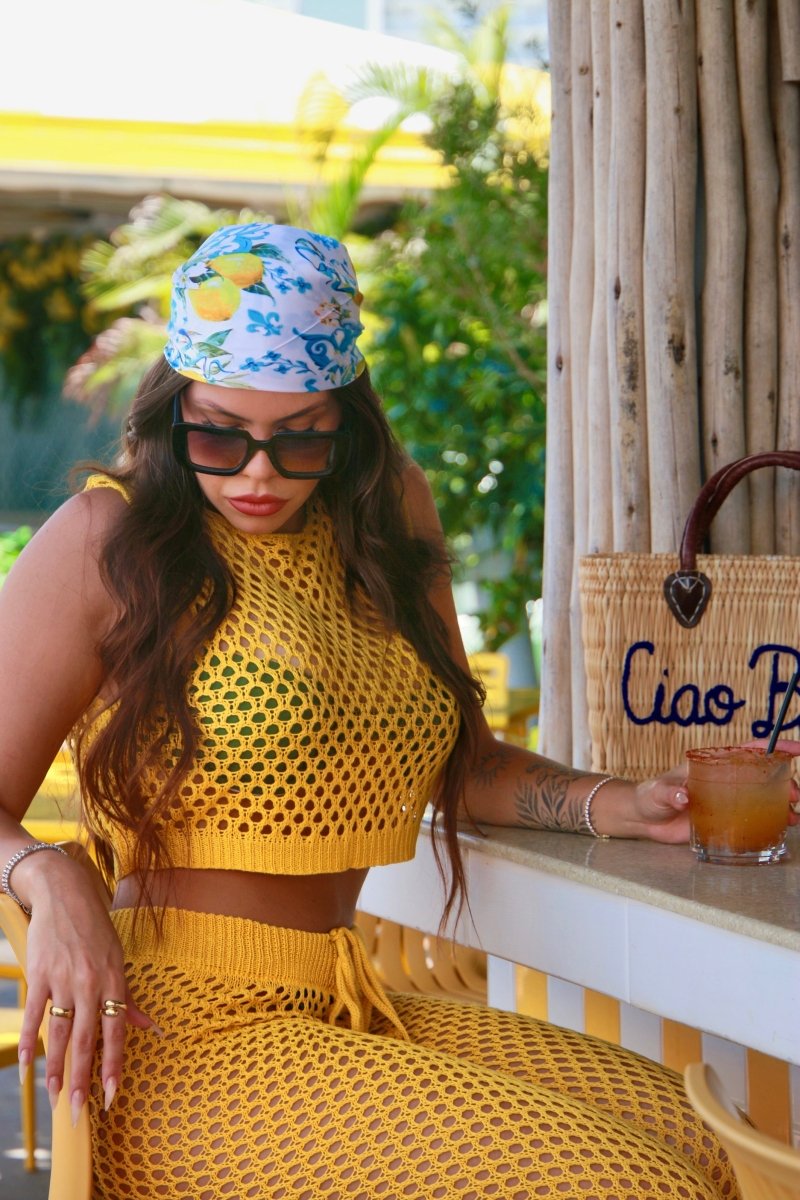 Tulum Gold Crochet Set - Madmoizelle Closet