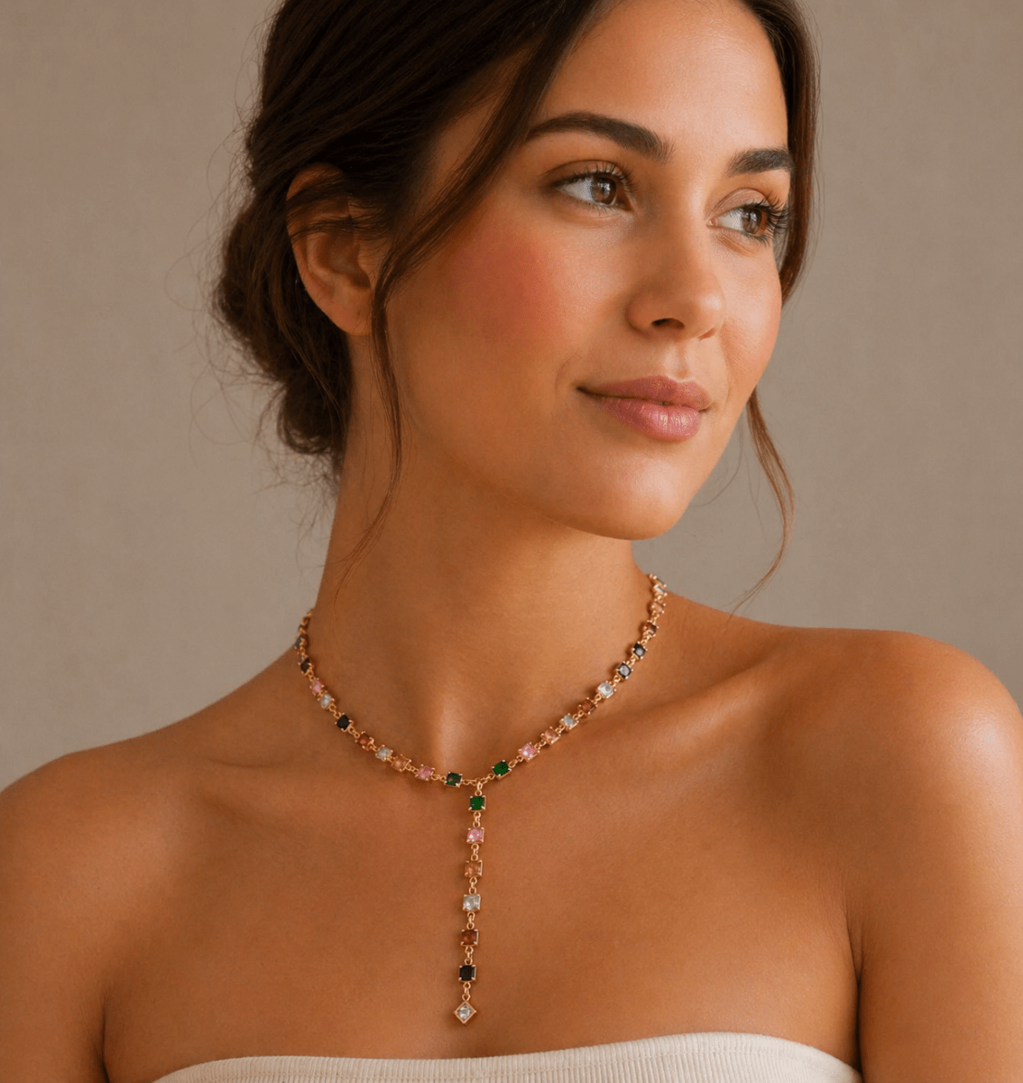 Viva Color Y Necklace - Madmoizelle Closet
