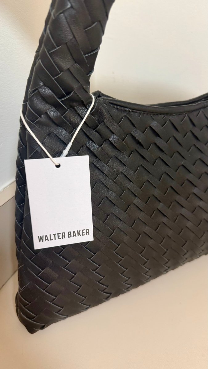 Walter Baker Woven Vegan Leather Margaux Handbag - Madmoizelle Closet