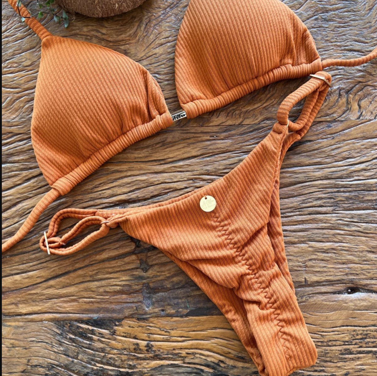 Caramel Beachwear Set - Madmoizelle Closet