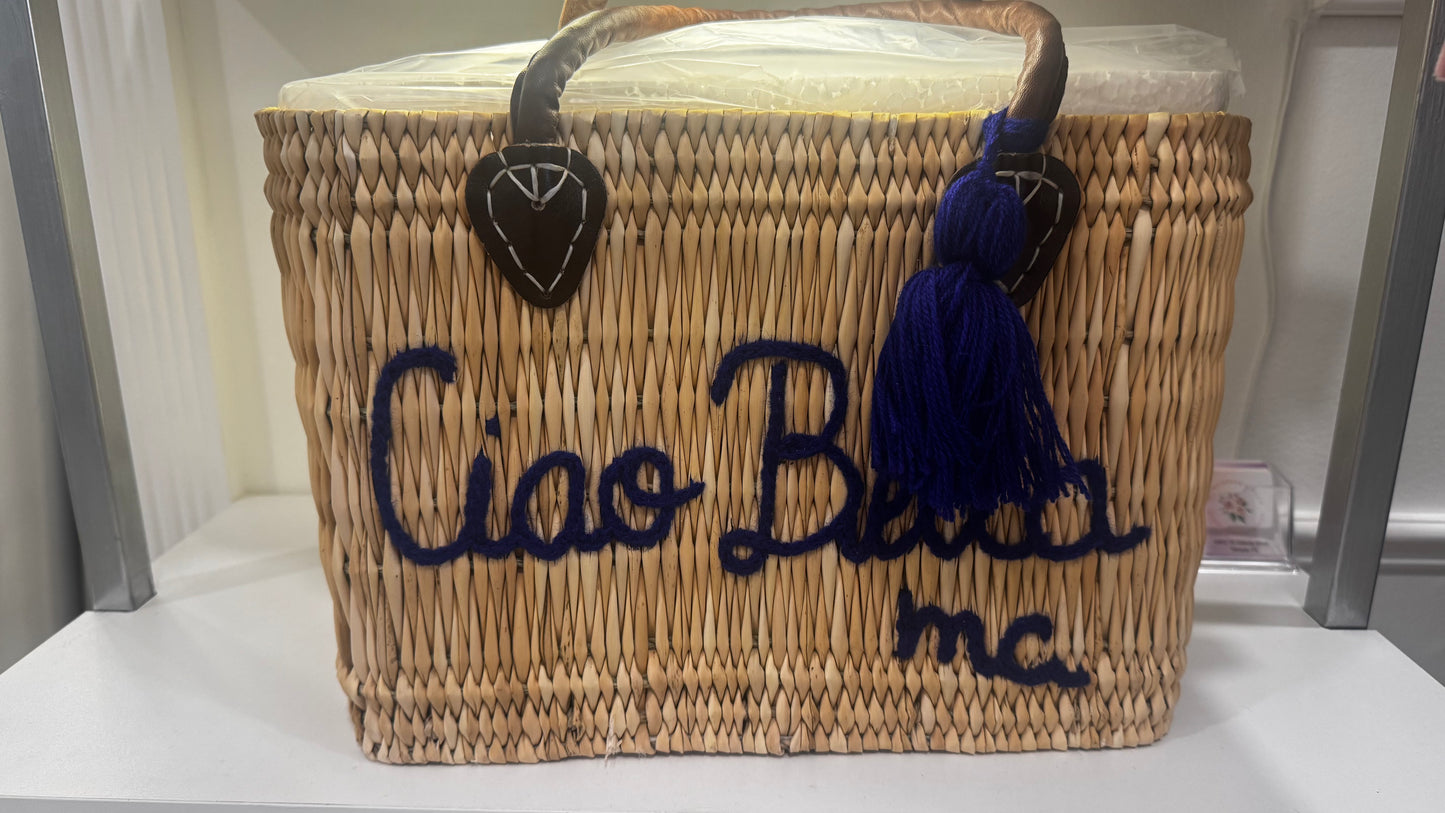 Ciao Bella  Handwoven Moroccan Basket